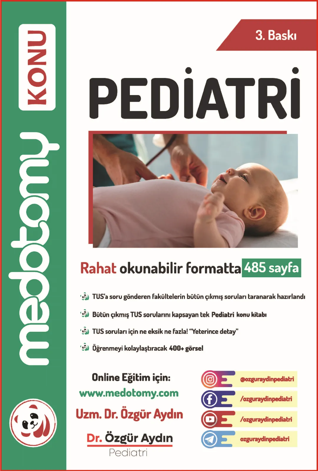 Medotomy Pediatri Konu Kitabı 3.Baskı / Özgür Aydın