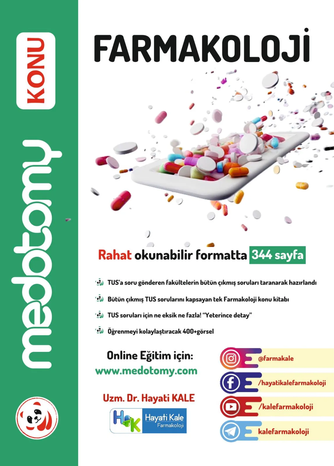 Medotomy Farmakoloji Konu Kitabı / Hayati Kale