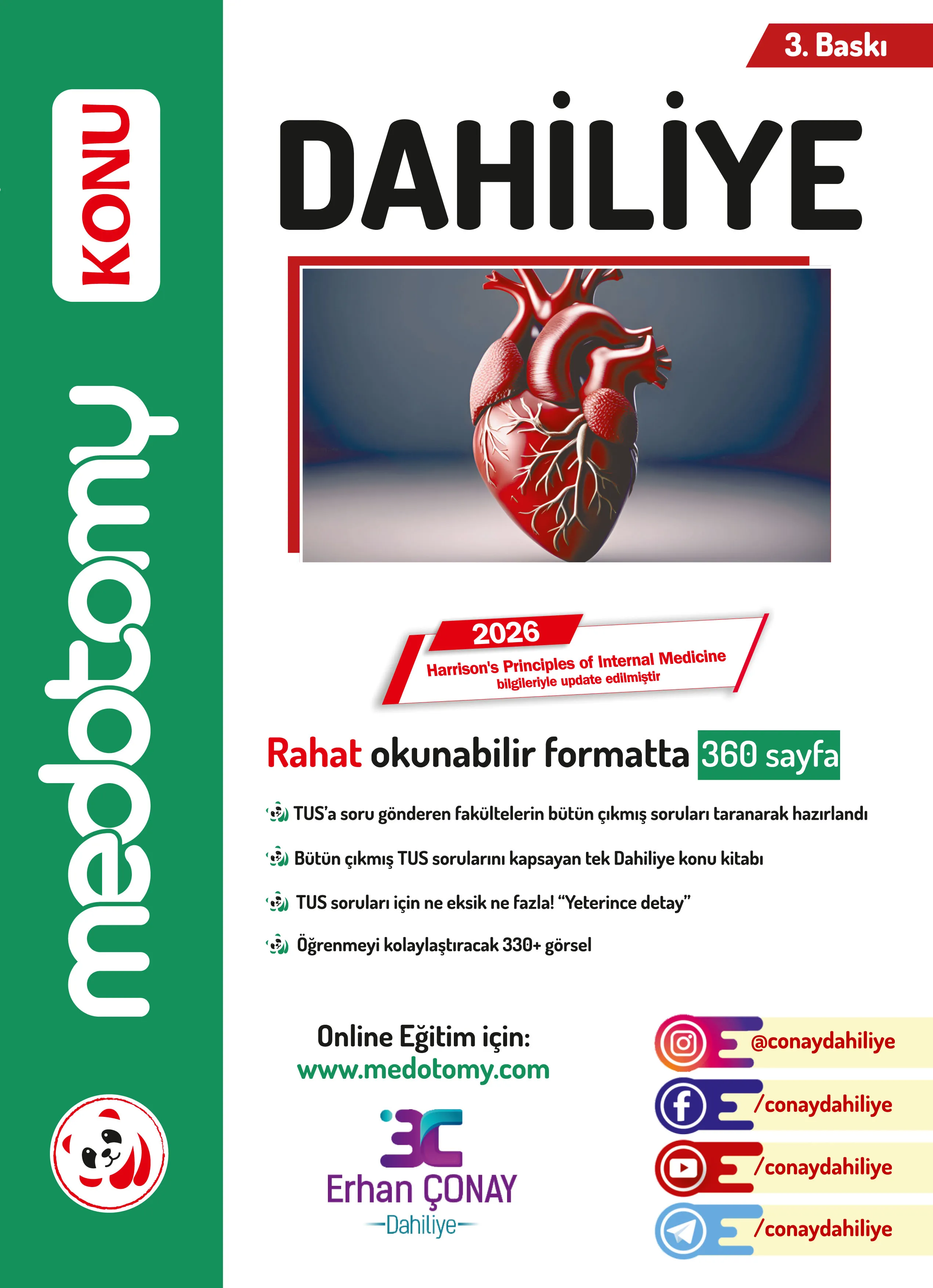 Medotomy Dahiliye Konu Kitabı 2. Baskı / Erhan Çonay