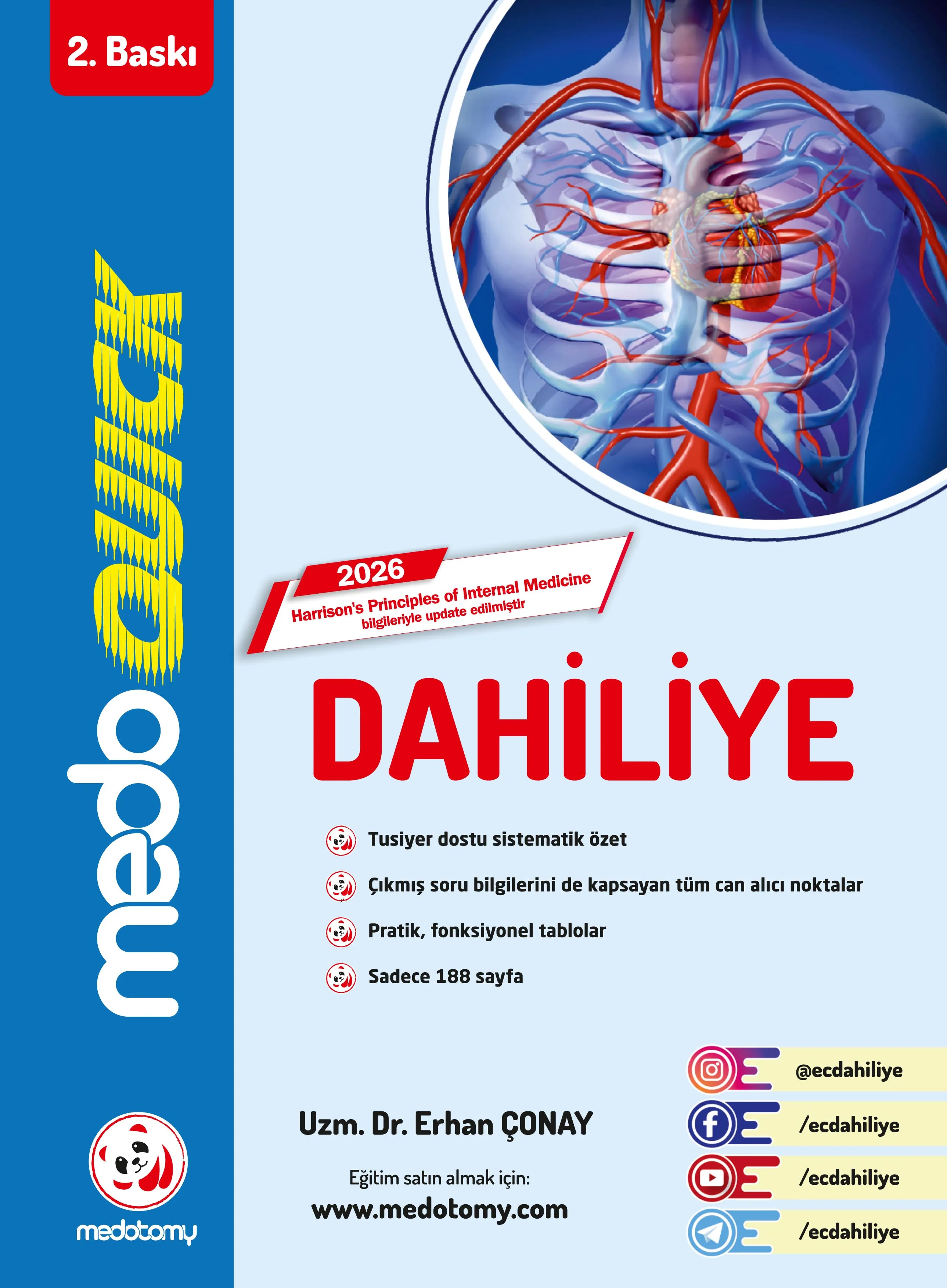 MedoQuick Dahiliye 2. Baskı / Uzm. Dr. Erhan Çonay