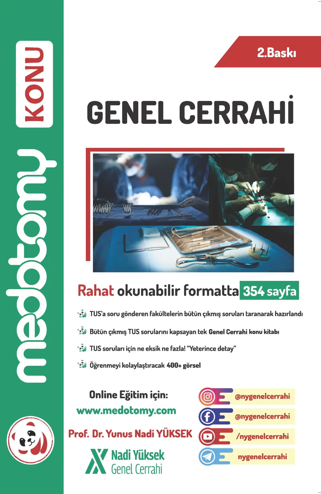 Medotomy Genel Cerrahi Konu Kitabı 2.Baskı / Yunus N. Yüksek
